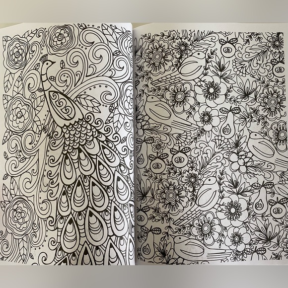 Garden Coloring Book for Adults - Picture 4 of 5